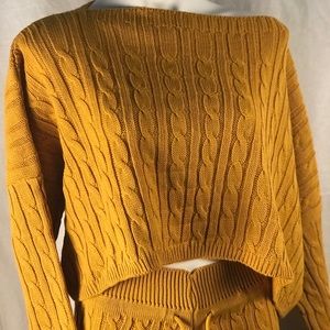 Knitted sweat suit
